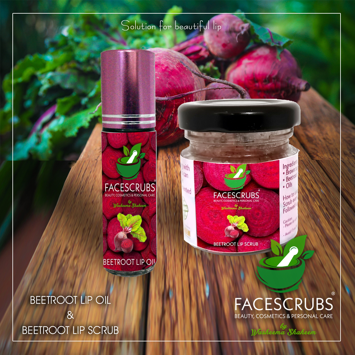 Beetroot LIP Oil & Scrub
