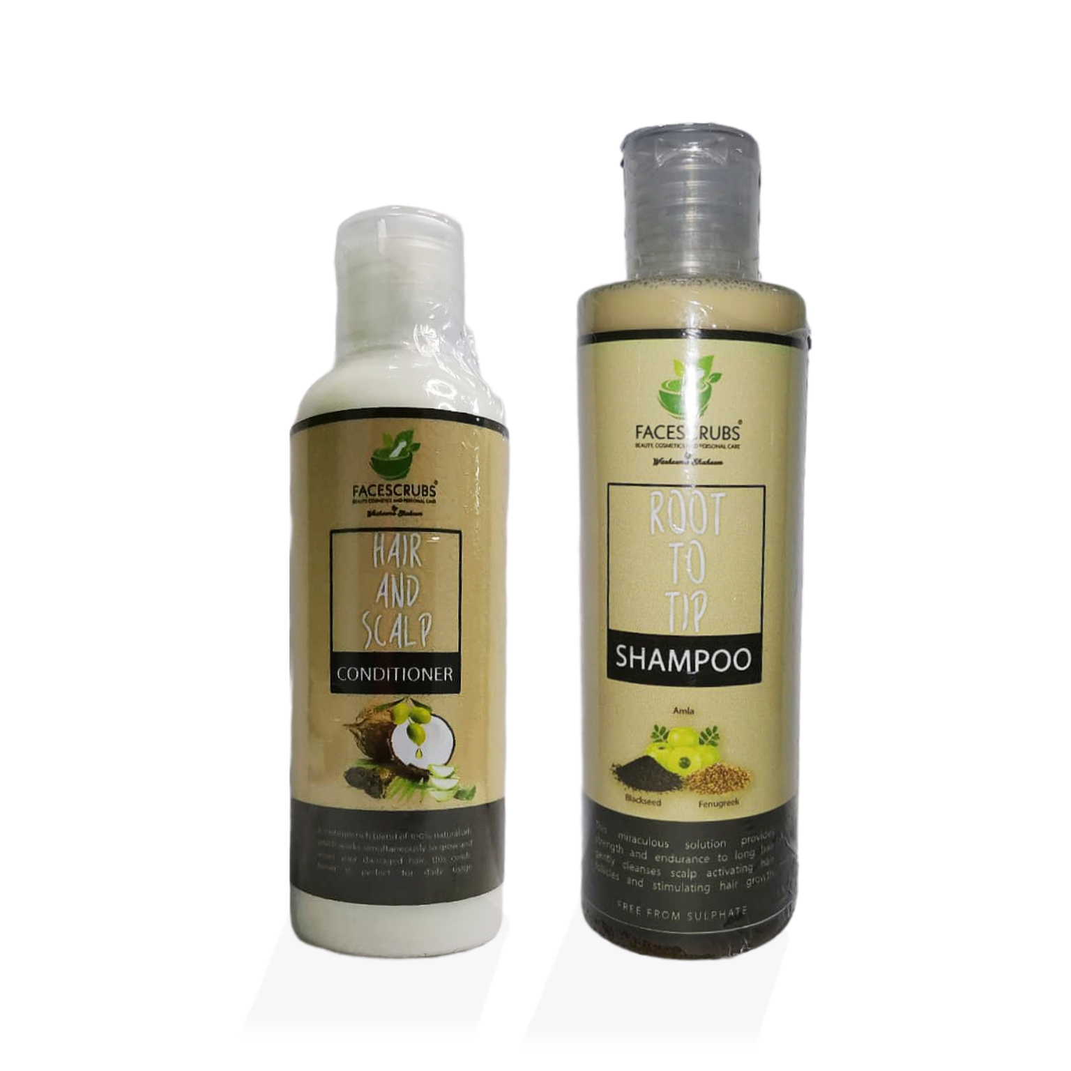 Hair Shampoo and Conditioner Pack) Facescrubs